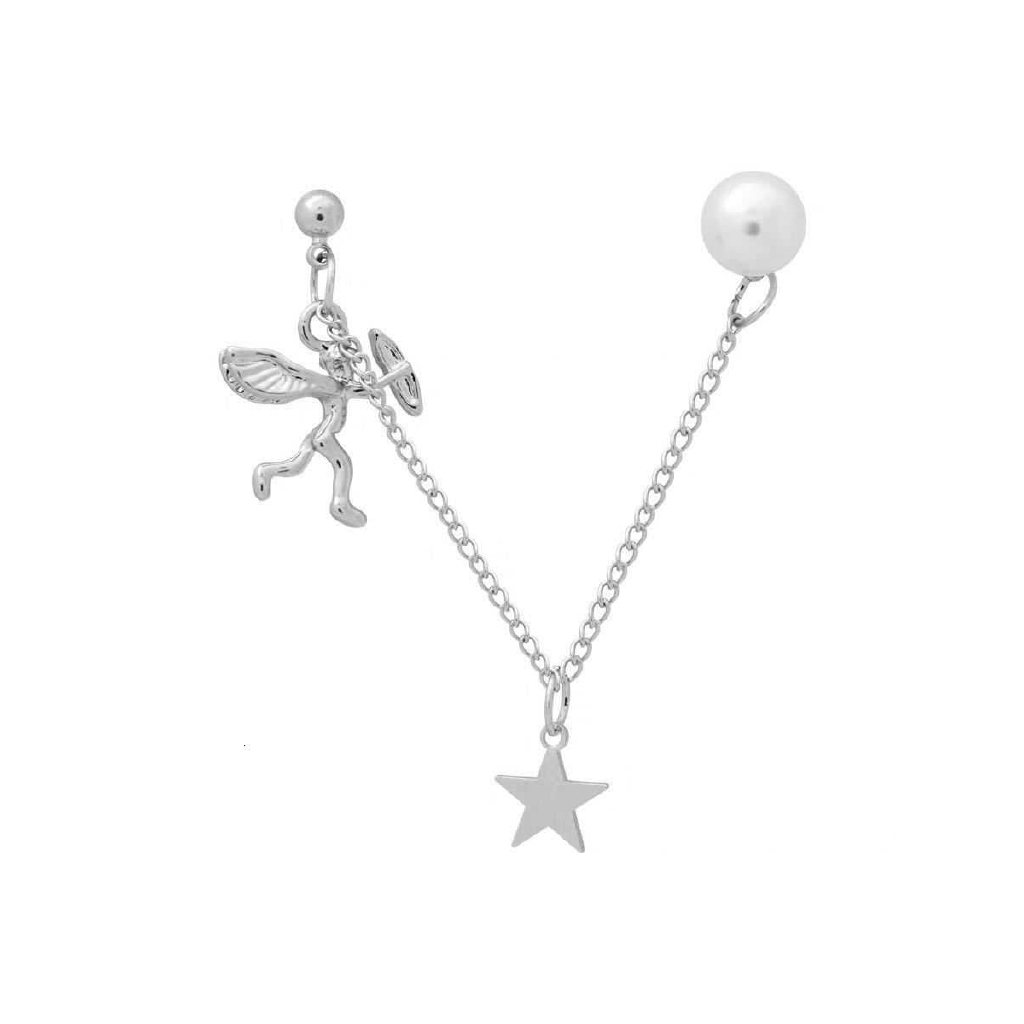 Khuyên Kẹp Vành Tai Không Xỏ Đính Ngọc Trai Cupid 2228