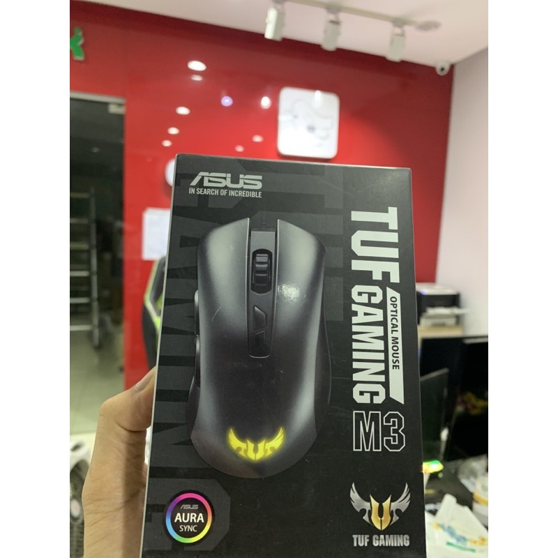 Chuột gaming Asus TUF M3 USB Aura sync - Hàng chính hãng