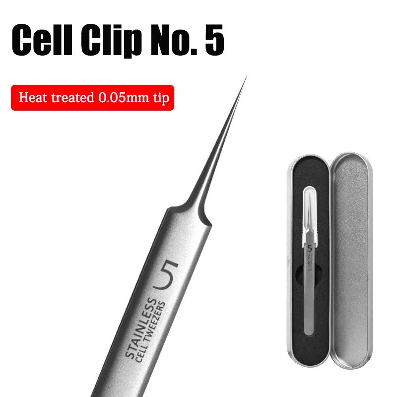 Kìm Loại Bỏ Mụn Đầu Đen Siêu Mỏng Không. Set 5 Nhíp Nặn Mụn Đầu Đen Chuyên Dụng Cho Salon Làm Đẹp
