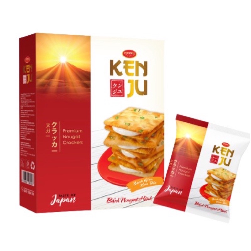 BÁNH NOUGAT HÀNH KENJU HỘP 310G/ BÁNH QUY HÀNH/ BÁNH HÀNH PHOMAI