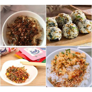 Gia vị rắc cơm Furikake nội địa Nhật cho bé ăn dặm 6 vị gồm 30 gói nhỏ - kiwikiwi