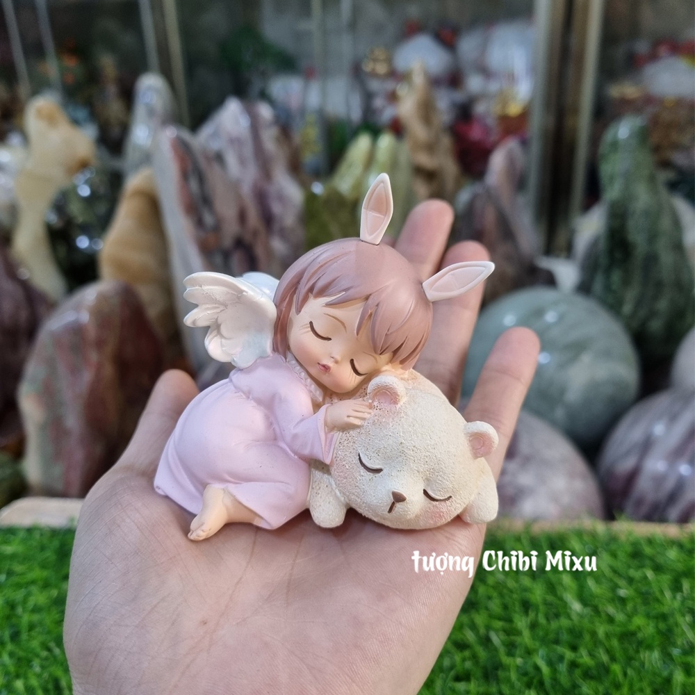 Búp bê Thiên Thần mẫu nằm size 8.5x6x8.5cm