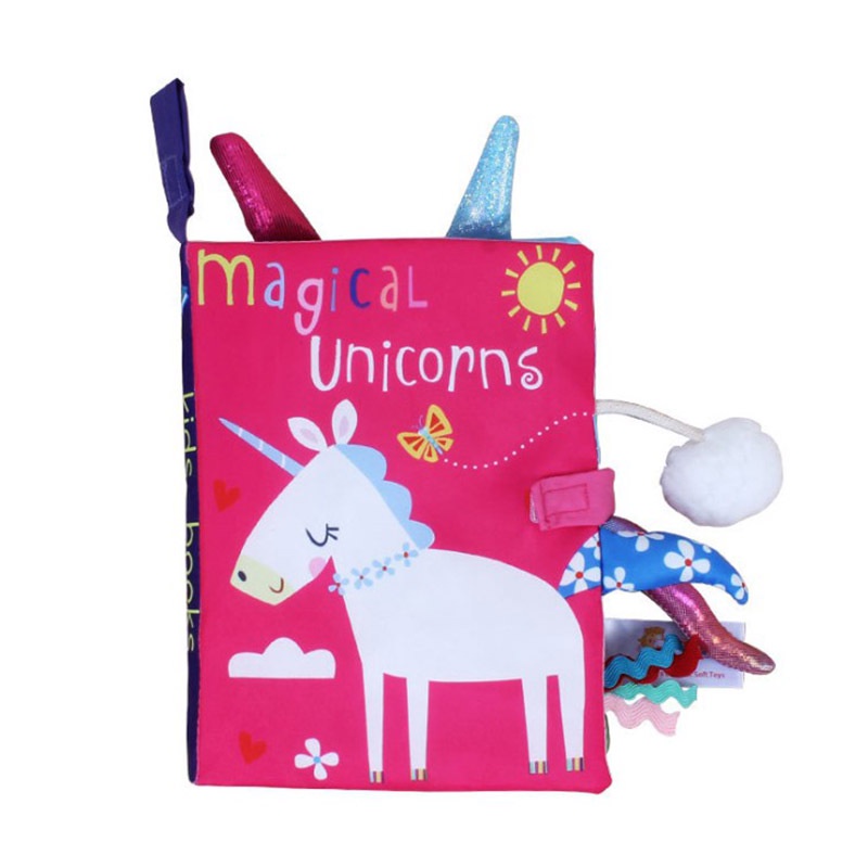 Sách vải - Sách vải trẻ em kích thích thị giác giúp trẻ vừa học vừa chơi TTD398