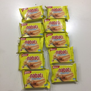 Lốc 10 gói bánh xốp Nabati vị phô mai 24g