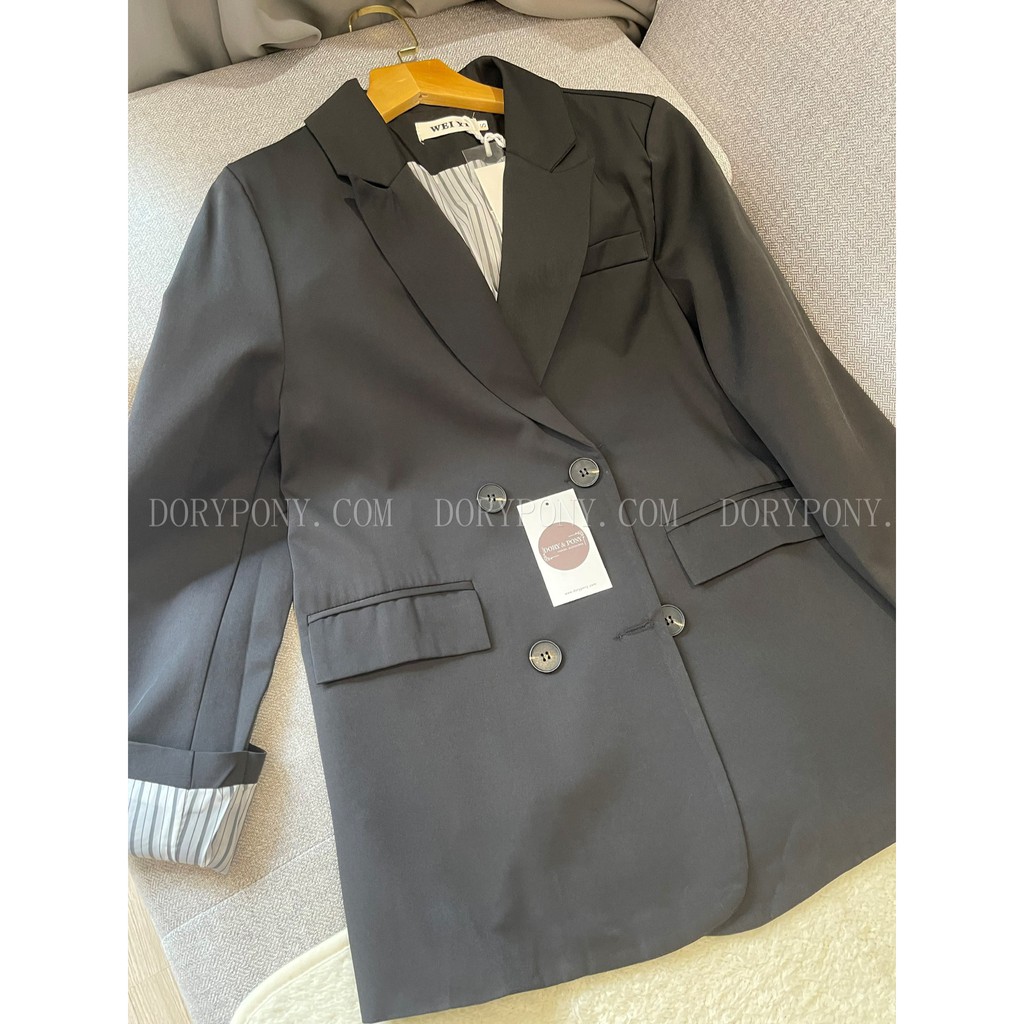 [DORYPONY] ÁO KHOÁC BLAZER TRƠN TAY SỌC DODO KOREAN STYLE SUIT – AK113 (2 màu) | Có up ảnh thực tế | BigBuy360 - bigbuy360.vn