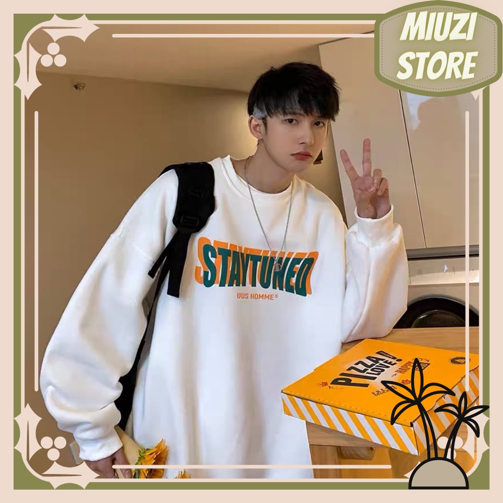 Áo Phông nam Miuzi, phong cách Hàn Quốc,Áo nỉ nam Miuzi DT035