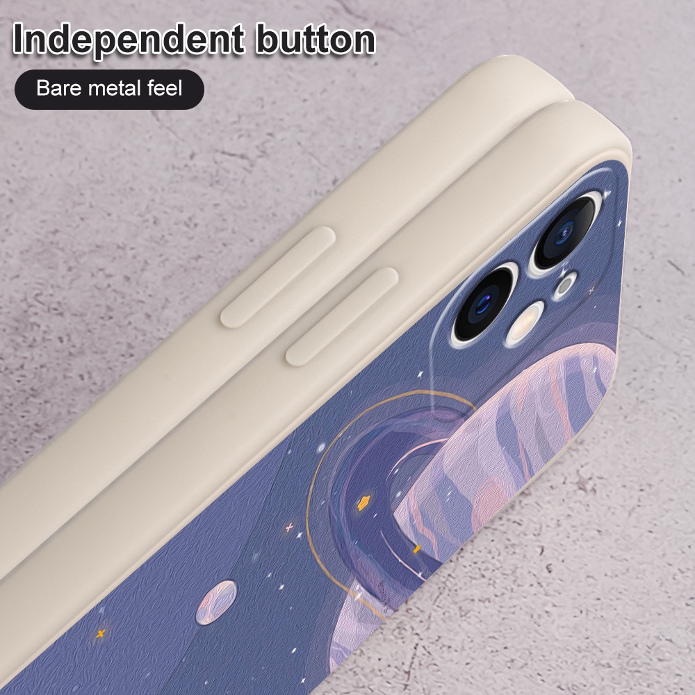Ốp Điện Thoại Họa Tiết Hành Tinh Mặt Trăng Độc Đáo Cho iPhone 11 12 13 Pro Max ​Ốp Điện Thoại Thời Trang Cho Iphone XR XS Max X 6 7 8 Plus SE2020 6splus 6S 5 4