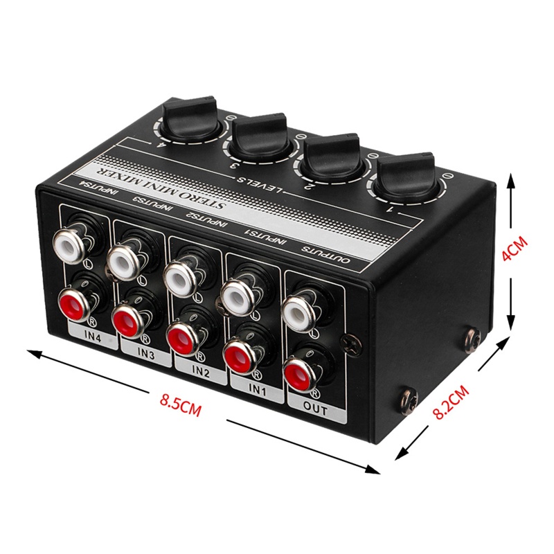 Máy Trộn Âm Thanh Nổi Mini zzz Không Cần Pin / Các Nguồn Khác Được Hoàn Thiện Độc Lập 100k Ohmic
