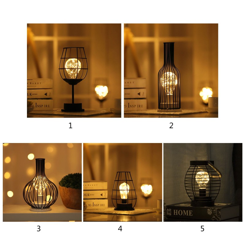 Đèn Led Trang Trí Để Bàn Phong Cách Retro
