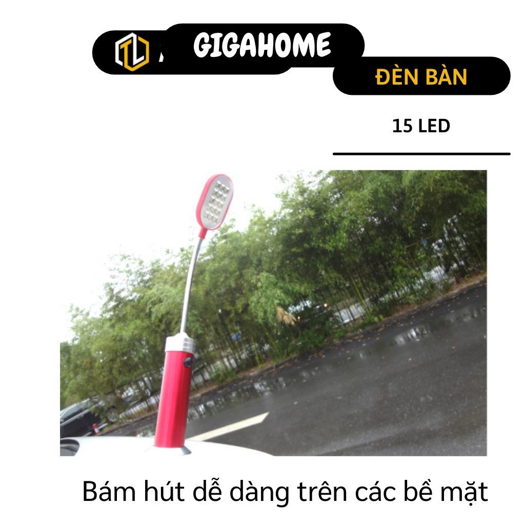 Đèn Hít Nam Châm GIGAHOME Đèn Để Bàn 15 Bóng Có Độ Bền Cao, Có Thể Uốn Cong 5455