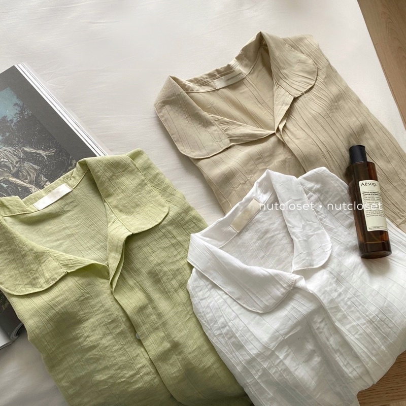 Áo sơ mi croptop _ A0451