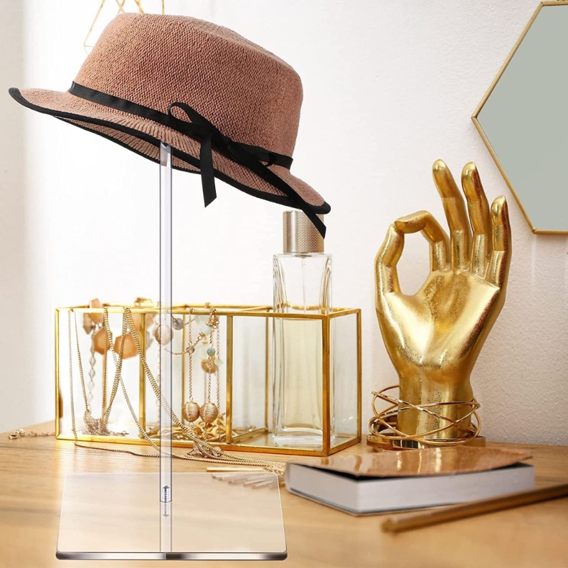 Giá Đỡ Trưng Bày Mũ Bằng Acrylic Đa Năng Tiện Dụng
