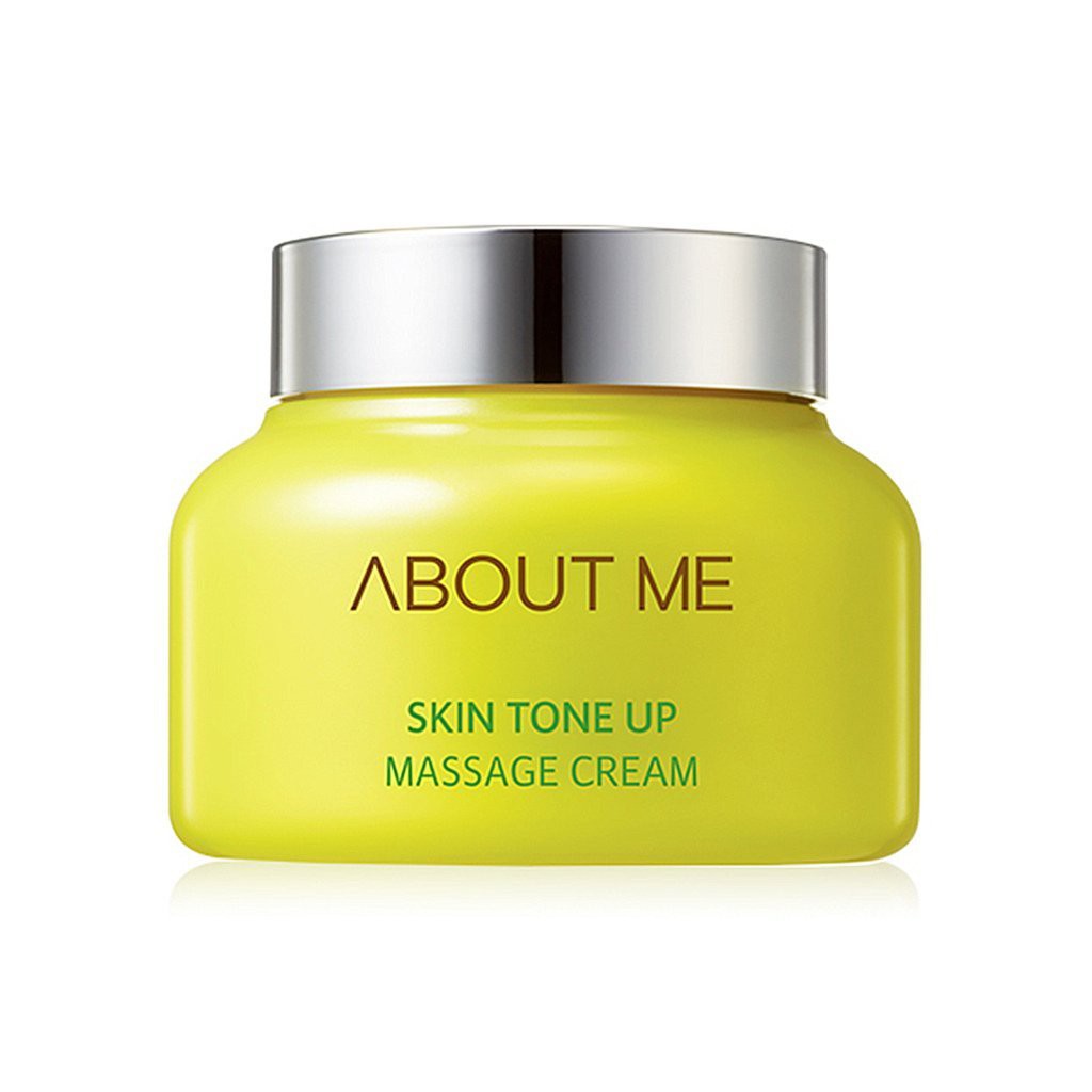 Kem mát xa làm sáng mịn, nâng tông About Me Skin Tone Up Massage Cream 150ml