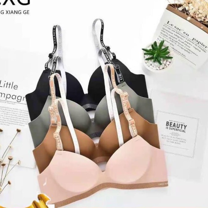 Áo lót su non không gọng, Áo ngực nâng ngực đệm liền êm nhẹ CLK09