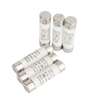 Hàng có sẵn * 1 chiếc 10x38mm 1A 2A 3A 4A 5A 6A 8A 10A 20A 32A Cầu chì xi lanh công suất vỡ cao có thiết bị chỉ báo RO15 380-500V