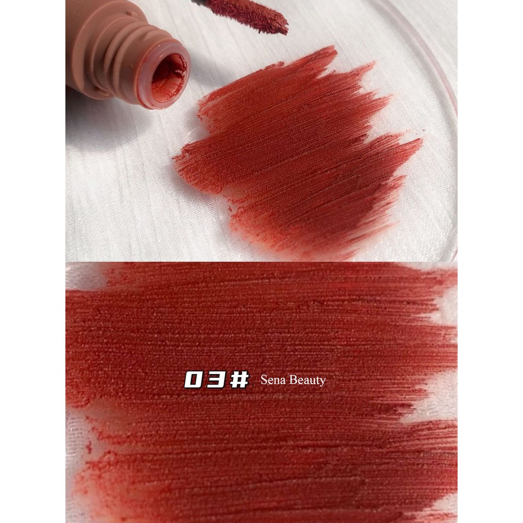 Son kem lì Herorange Vuông Matte Lip Color Sena Beauty | BigBuy360 - bigbuy360.vn