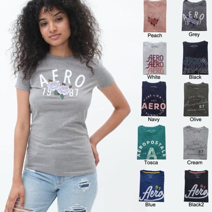 Áo Thun In Hình Aeropostale Thời Trang Cho Nữ