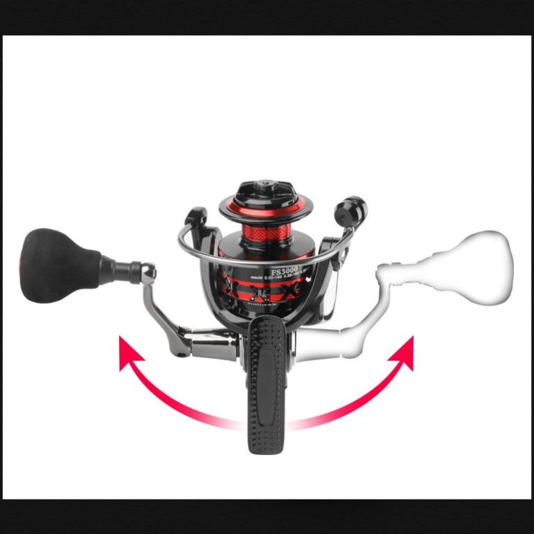 Máy câu cá kim loại DEUKIO FS2000-7000 dùng câu lure câu lăng xê mã FS _ Đồ câu Phía bắc