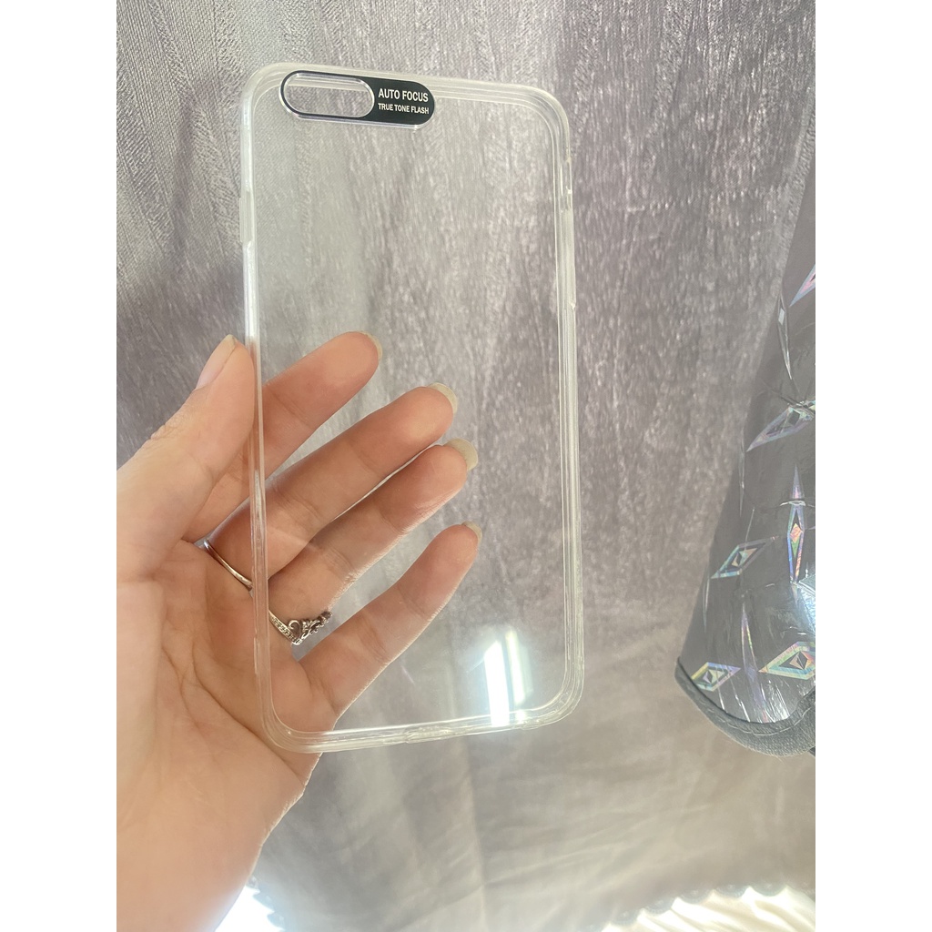 ỐP LƯNG IPHONE 6/6S PLUS TRONG SUỐT(Tặng kèm móc khoá)