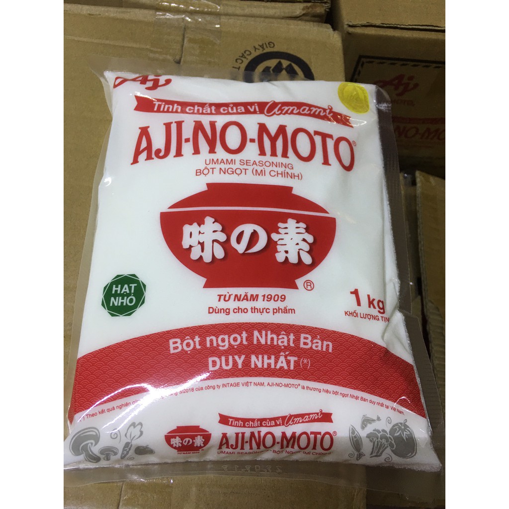 [Mã 159FMCGSALE giảm 8% đơn 500K] Bột ngọt Ajinomoto Gói 1 kg hạt nhỏ