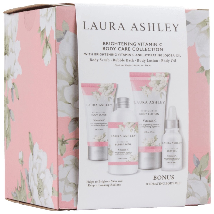 Bộ Sưu Tập Chăm Sóc Cơ Thể Làm Sáng Da Vitamin C - Bộ quà tặng 4 món - Laura Ashley