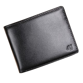 Ví da nam 4U cánh lật rời cao cấp FA206 (đen - xanh dương)