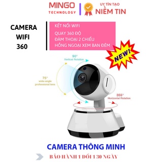 Camera V380, camera wifi IP V380 tích hợp microphone ghi âm thanh, đàm thoại 2 chiều tiện lợi