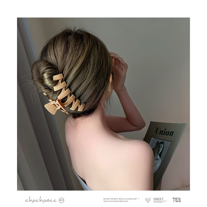 Kẹp tóc Haimeikang màu trơn ngọt ngào theo phong cách Hàn Quốc