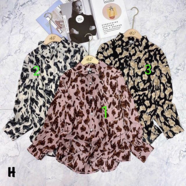 Áo sơ mi nữ họa tiết - somi lụa unisex ( Hàng Đẹp )