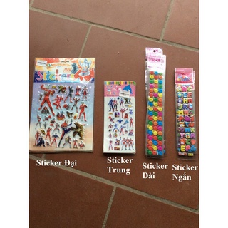 5 Tập Sticker,hình dán trang trí nhiều hình đủ size lựa chọn  [VPP Minh Hạnh ]