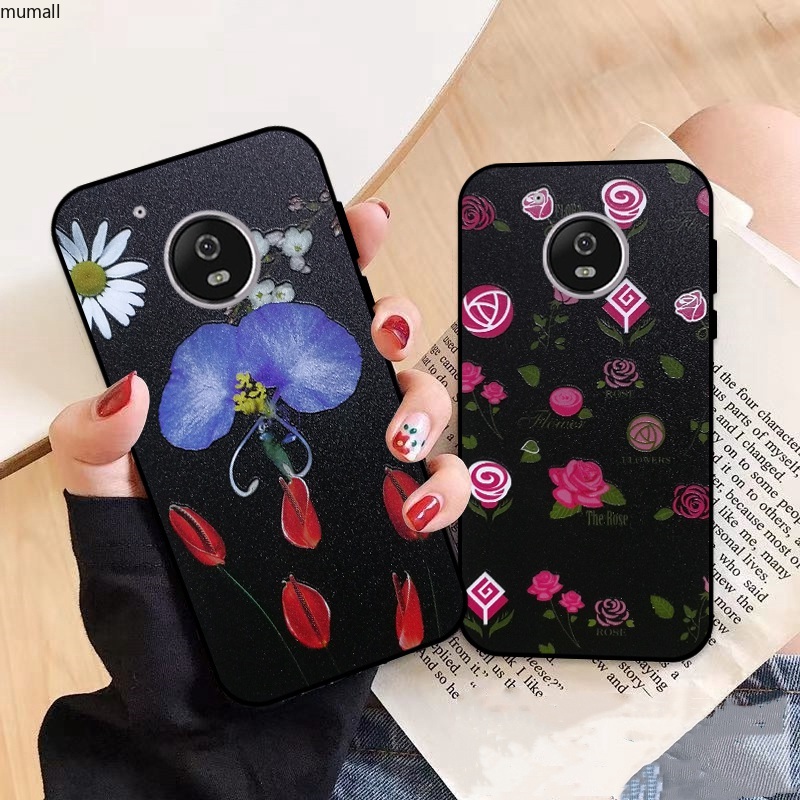 Motorola Moto C E4 G5 G5S X4 Plus Rose Silicon Case Cover