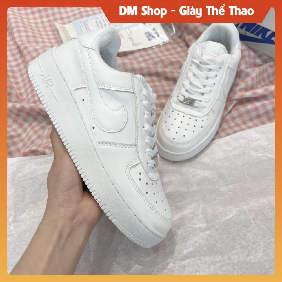Giày Thể Thao Nam Nữ AF1 For Trắng Đi Học, Giầy AF1 Trắng Full Air one đủ hộp bill box , DM Shop