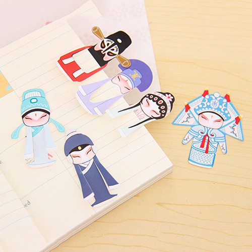 HCM - Bookmark chặn sách nhân vật cổ trang, hát bội
