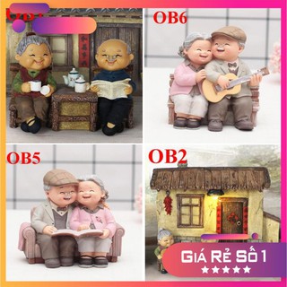 [GIÁ SẬP SÀN] Tượng ông bà - dắt cún đi dạo