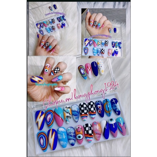 Nail box thiết kế Sơn gel Bộ 12-14-20-22 móng