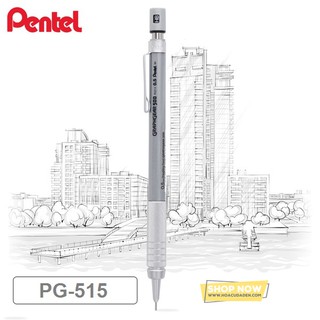 [DA ĐEN] Bút Chì Bấm Pentel Graph Gear 500 0.5mm