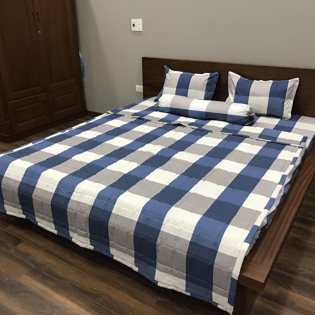 (Xả hàng - Được chọn mẫu) Bộ Ga Gối Poly Cotton loại đẹp bo chun đủ kích thước + có vỏ gối ôm đặt thêm | BigBuy360 - bigbuy360.vn