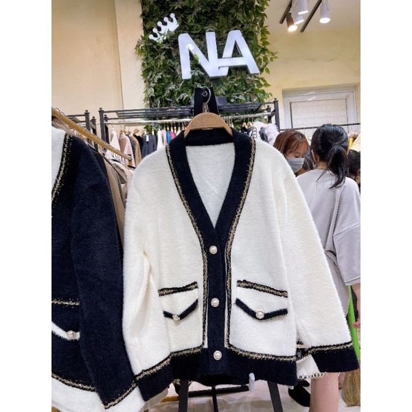 Áo cardigan len lông
