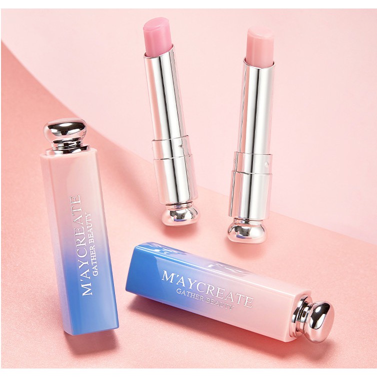 Son Dưỡng Đổi Màu Lâu Trôi Maycreate Gather Beauty Moisturizing Lipstick 3g