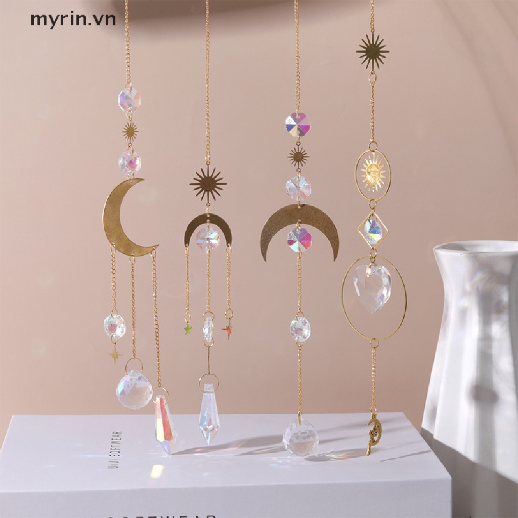 Đèn Treo Trang Trí Hình Mặt Trăng / Mặt Trời Diy
