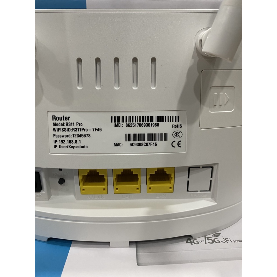 ☢☏Bộ phát wifi 4G Lte CPE R311 pro 3 cổng LAN