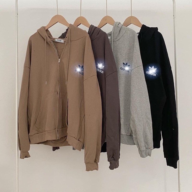 Áo khoác nỉ logo đát hoa TH7