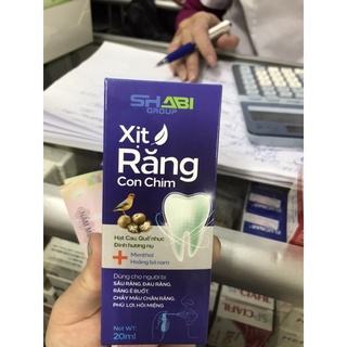 Xịt răng con chim lọ 20 ml