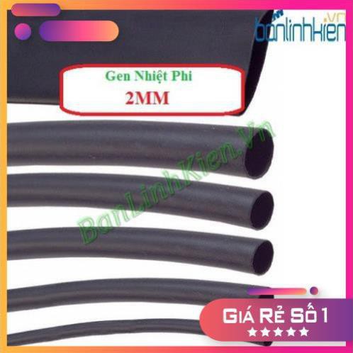 Gen Co Nhiệt Phi 2 Đen (1 Mét)