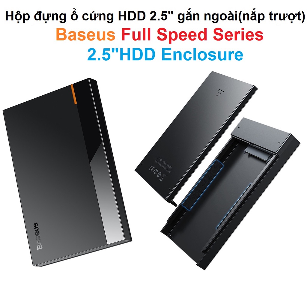 Hộp đựng ổ cứng HDD 2.5inches gắn ngoài Baseus Full Speed Series Gen 1