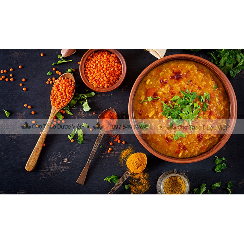 Đậu lăng đỏ hữu cơ 500g ( Hạt đậu lăng đỏ, hạt dinh dưỡng cho bé ăn dặm, tốt cho người ăn Keto)- Chợ Thảo Dược Việt