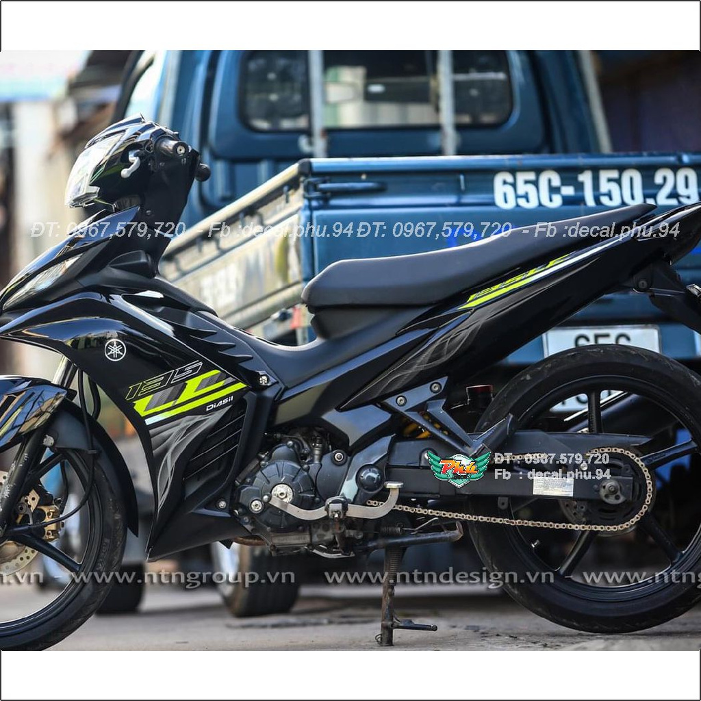 Tem Rời Exciter 135 Lc vàng đen 2021 (J)