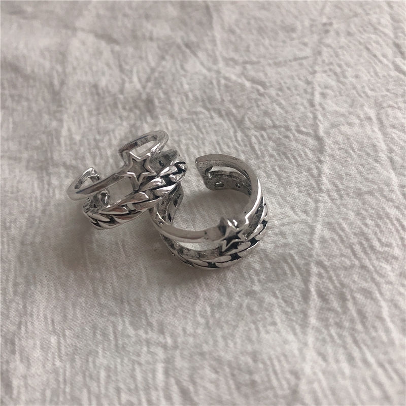 Nhẫn Hình Ngôi Sao Năm Cánh Phong Cách Hàn Quốc 22290