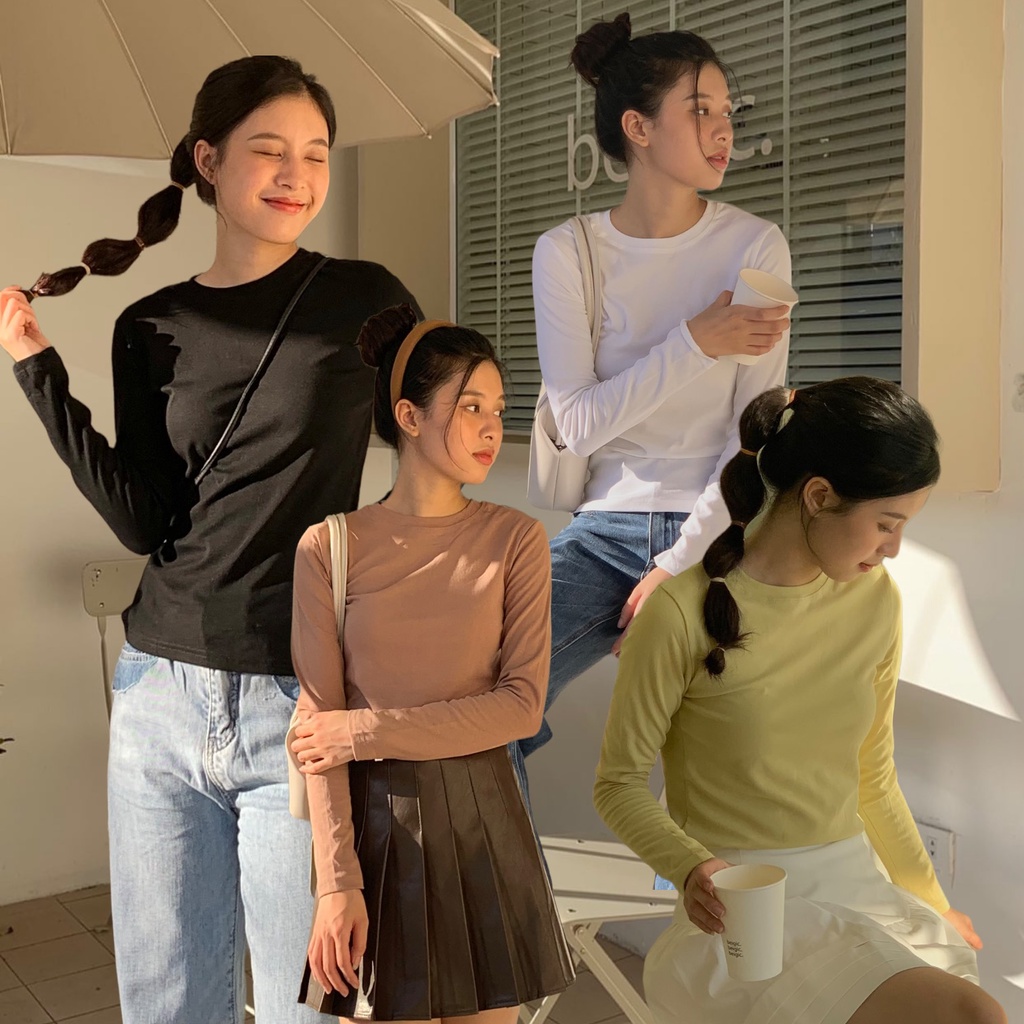 áo thun dài tay basic AP519 LOLLIE STUDIO