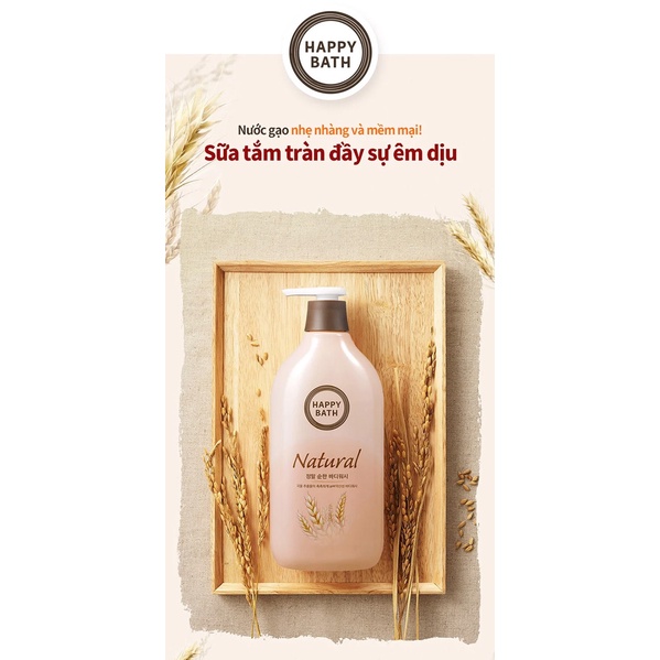 Sữa Tắm Happy Natural Body Wash 900g